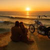 Bohemian Sunset Ride – Premium Wallpaper