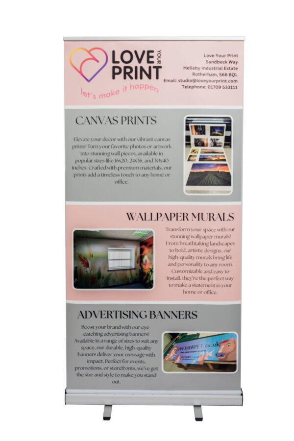 Basic Snap Top Roller Banner Stand – 1000mm x 2000mm - Image 5