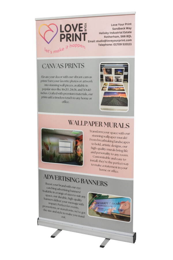 Basic Snap Top Roller Banner Stand – 1000mm x 2000mm