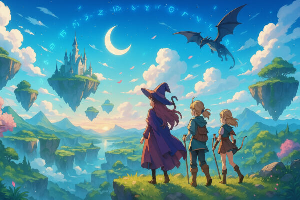 Fantasy Sky Kingdom Wallpaper