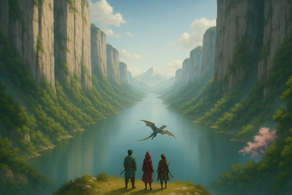 Serenity of the Dragon Valley Wallpaper