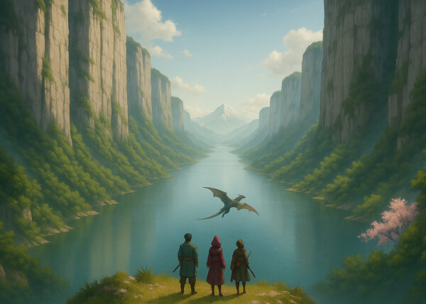 Serenity of the Dragon Valley Wallpaper