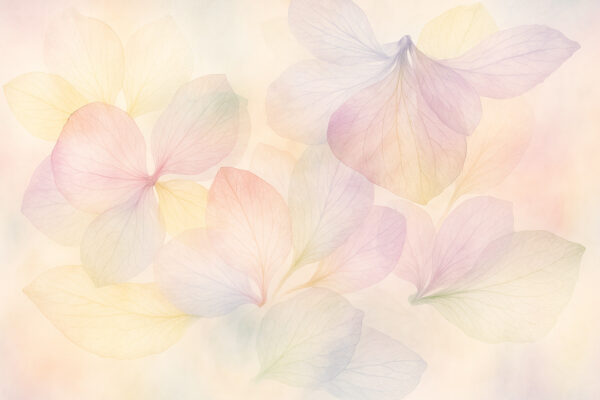 Pastel Petal Drift – Ethereal Floral Mural Wallpaper