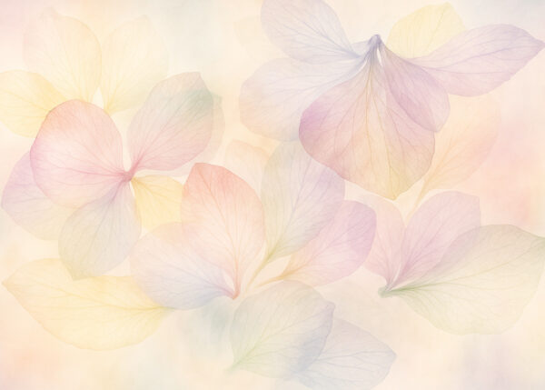 Pastel Petal Drift – Ethereal Floral Mural Wallpaper