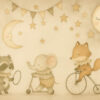 Moonlight Circus – Nursery Wallpaper Mural