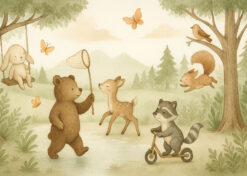 Forest Playground – Woodland Nursery Wallpaper Mural