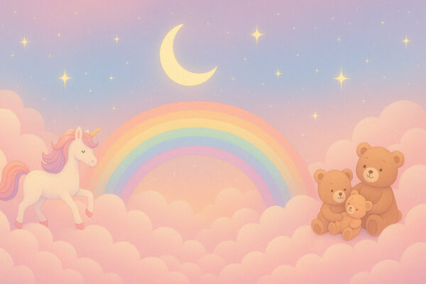 Rainbow Lullaby – Nursery Wallpaper Mural
