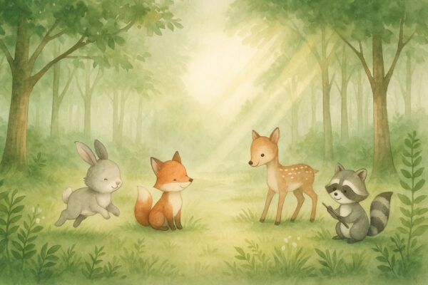 Woodland Friends – Forest Nursery Wallpaper Mural