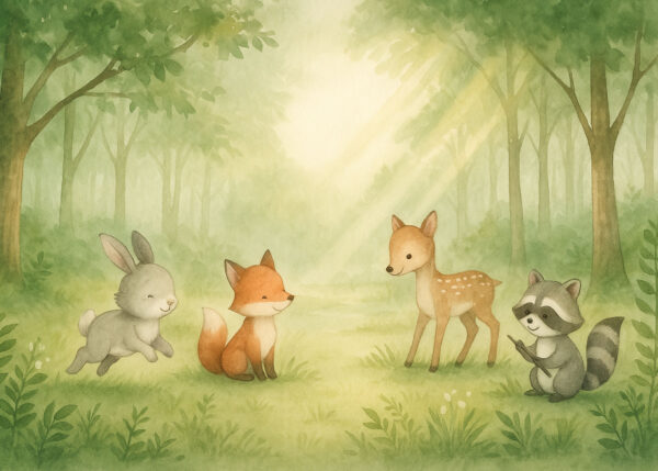 Woodland Friends – Forest Nursery Wallpaper Mural