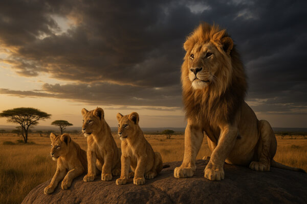 Pridewatch – Lion Family Safari Wallpaper