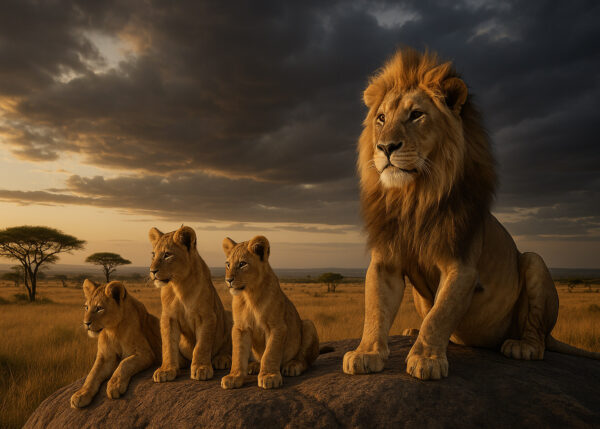 Pridewatch – Lion Family Safari Wallpaper