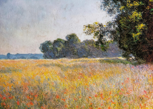 Golden Field Horizon – Monet Canvas Print