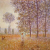 Poplars in the Sun – Monet Canvas Print