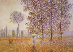 Poplars in the Sun – Monet Canvas Print