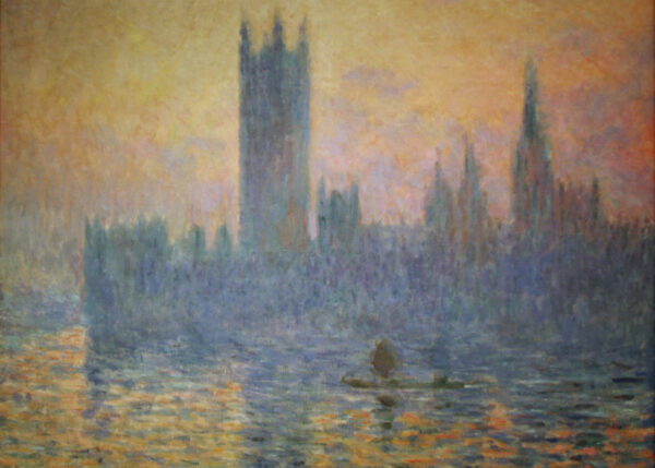 The Houses of Parliament, Sunset – Monet Canvas Print