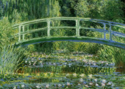 Water Lilies and Japanese Bridge – Monet Canvas Print