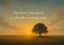 The Love You Seek Canvas Print