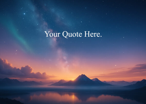 Your Own Personalised Quote Canvas – Motivational Canvas Print