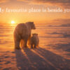 Beside You – Polar Bear Canvas Print